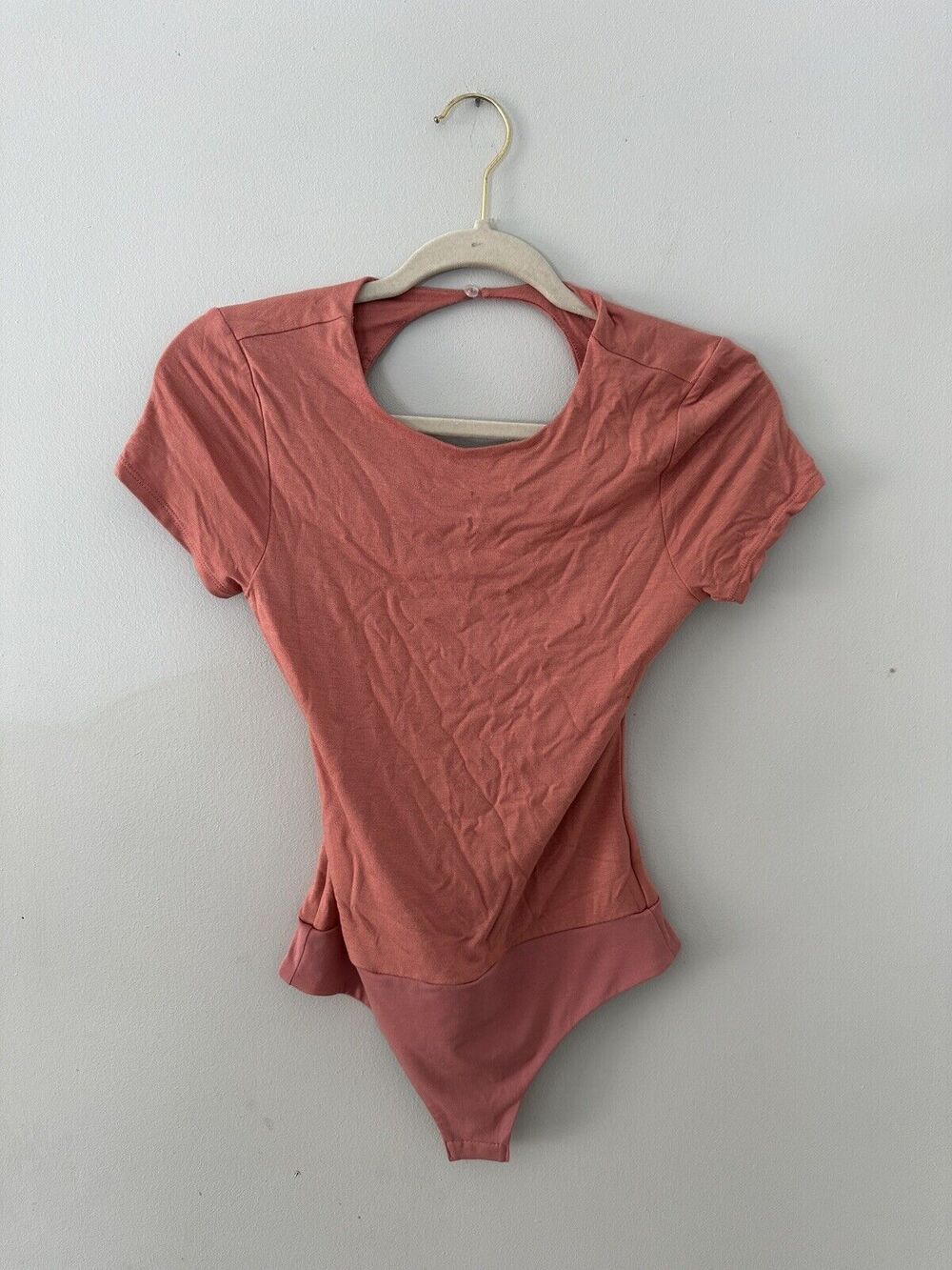 Rolla Coster Women Pink Bodysuit Open Back S